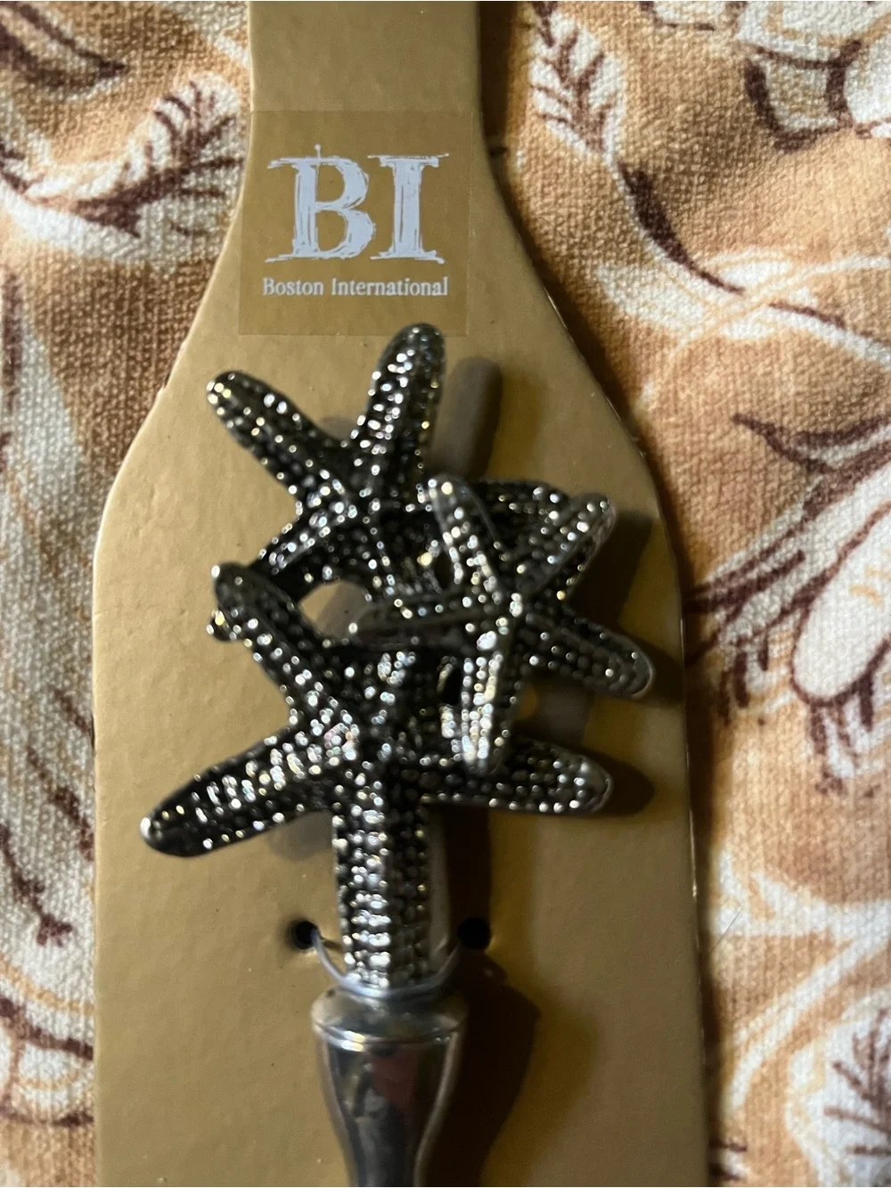 Silver Starfish Bottle Opener